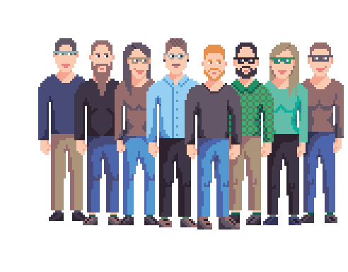 Unser Team als Gruppe